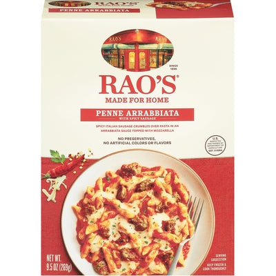 Raos Penne Arrabbiata With Spicy Sausage 8/9.5 oz [UNFI #2827707 ] [ebt]