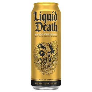 Liquid Death Sparkling Water Mango Chainsaw Flavored 24/19.2 OZ [UNFI #2930378] [ebt] T