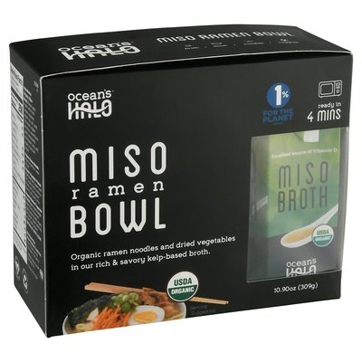 Oceans Halo Miso Ramen Bowl Organic 6/10.75OZ [UNFI #2324937] [ebt]