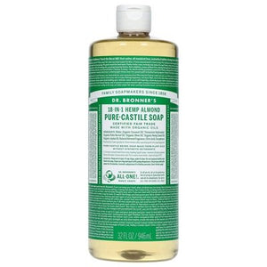 Dr Bronners Pure-Castile Soap 18-In-1 Hemp Almond 32 OZ [UNFI #0329235] T