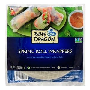 Blue Dragon Spring Roll Wrappers 12/4.7 OZ [UNFI #0377218] [ebt]