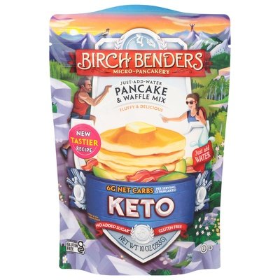 Birch Benders Pancake & Waffle Mix Keto 6/10 OZ [UNFI #2377471] [ebt]