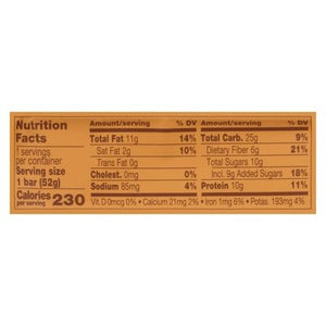 Over Easy Breakfast Bar Peanut Butter Dark Chocolate 12/1.8 OZ [UNFI #2774842] [ebt]