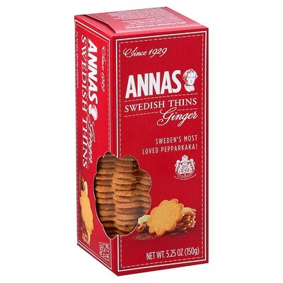 Annas Swedish Thins Ginger 12/5.25 OZ [UNFI #0874024] [ebt]