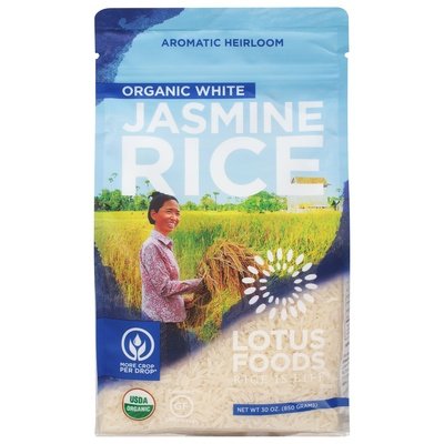 Lotus Foods Jasmine Rice Organic White 6/30 OZ [UNFI #2031326] [ebt]