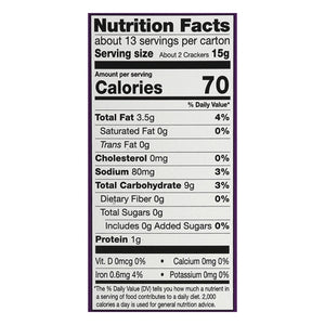 Miltons Baked Crackers Crispy Sea Salt 8/6.8 OZ [UNFI #2635084] [ebt]