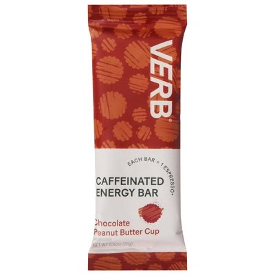 Verb Energy Energy Bar Caffeinated Chocolate Peanut Butter Cup 16/.92 OZ [UNFI #2931152] [ebt]