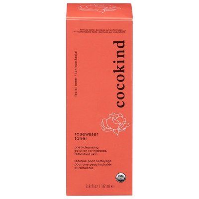 Cocokind Facial Toner Rosewater 4 OZ [UNFI #1793868] T