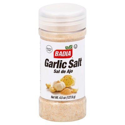 Badia Spices Garlic Salt 8/4.5 OZ [UNFI #2472884] [ebt]