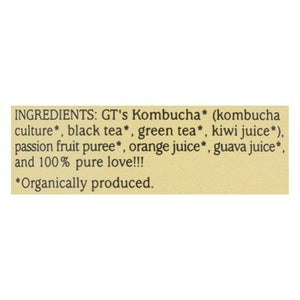 Gts Kombucha Raw Island Bliss 12/16 OZ [UNFI #2917029] [ebt]