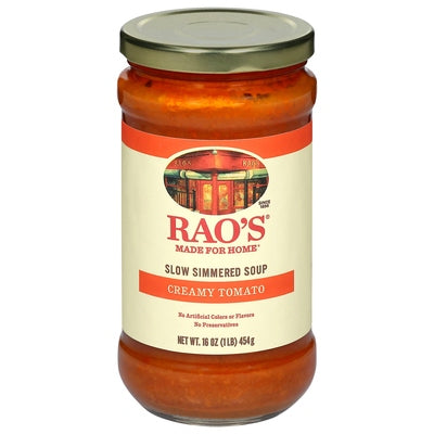 Raos Soup Slow Simmered Creamy Tomato 6/16 oz [UNFI #3143757 ] [ebt]