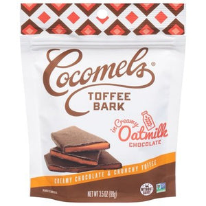 Cocomels Toffee Bark Oatmilk Chocolate 6/3.5 OZ [UNFI #2923399] [ebt] T