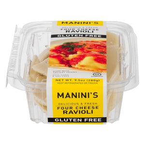 Maninis Pasta Ravioli Gluten Free Four Cheese 12/9.5 OZ  [UNFI #2110567]
