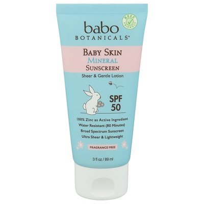 Babo Botanicals Sunscreen Mineral Baby Skin Spf 50 1/3 OZ [UNFI #2359453] T