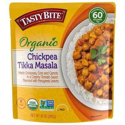 Tasty Bite Chickpea Tikka Masala Organic Mild 6/10 OZ [UNFI #2810299] [ebt]