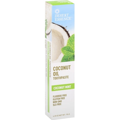 Desert Toothpaste Coconut Oil Coconut Mint 1/6.25 oz [UNFI-CARLISLE #2065654] T