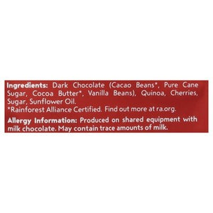 Undercover Chocolate Chocolate Quinoa Crisps Dark Chocolate + Cherries Mini 12/3 OZ [UNFI #3018645] [ebt] T