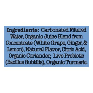 Culture Pop Soda Soda Ginger Lemon & Turmeric 12/12 OZ [UNFI #2820892] [ebt] T