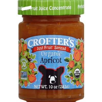 Crofters Fruit Spread Organic Apricot 6/10 OZ [UNFI #0682013] [ebt]