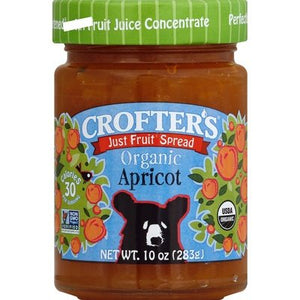 Crofters Fruit Spread Organic Apricot 6/10 OZ [UNFI #0682013] [ebt]