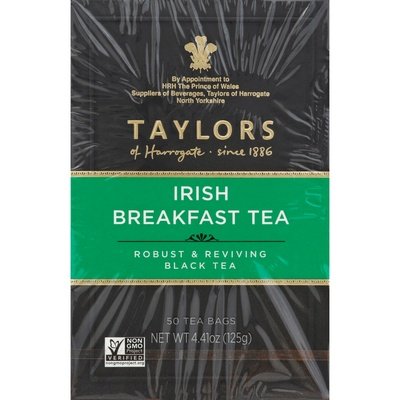 Taylors Of Harrogate Tea Irish Breakfast Bags 6/50 Bag [UNFI #0564914] [ebt]