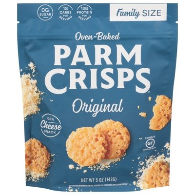 Parm Crisps Cheese Snack Original Oven-Baked Family Size 12/5 OZ [UNFI #2469450] [ebt]