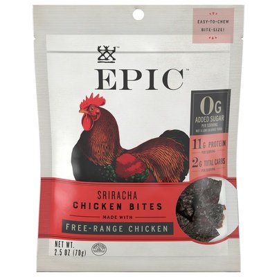 Epic Chicken Bites Sriracha 8/2.5 OZ [UNFI #2568376] [ebt]