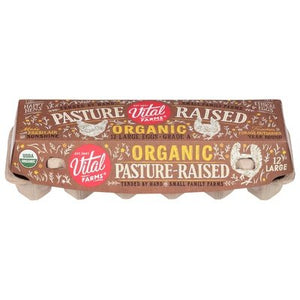 Vital Farms Eggs Organic Pasture Raised Large 15/12 CT [UNFI #2135978] [ebt]