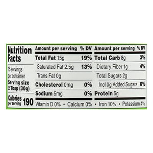 Once Again Cashew Butter Unsweetened Creamy 6/16 OZ [UNFI #2615417] [ebt]