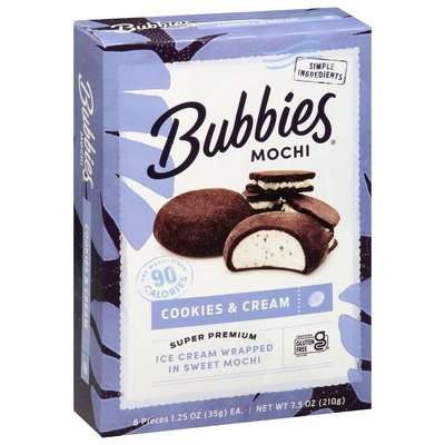 Bubbies Hawaii Cookies & Cream 8/7.5 OZ [UNFI  #2828952]