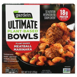 Gardein Meatball Marinara Bowl 8/9 OZ [UNFI  #2964906]