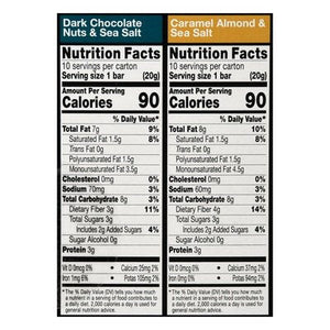 Kind Bars Dark Chocolate Nuts & Sea Salt/Caramel Almond Sea Salt Minis 20 Bar Variety Pack 4/20/.7OZ [UNFI #2524114] [ebt]