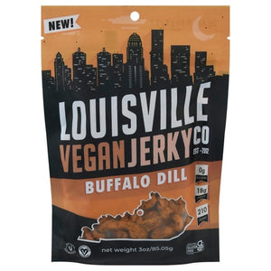 Louisville Vegan Jerky Vegan Jerky Buffalo Dill 10/3 OZ [UNFI #2623601] [ebt]