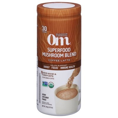 Om Superfood Mushroom Blend Coffee Latte 1/8.47 OZ [UNFI #2803724] T