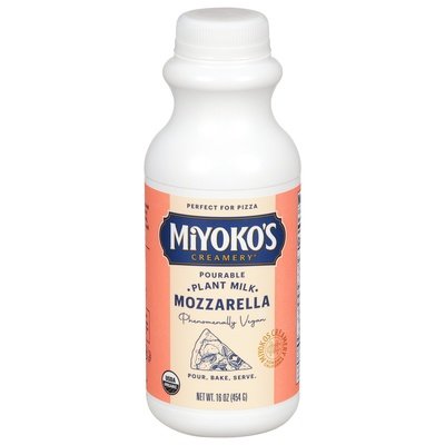 Miyokos Creamery Mozzarella Plant Milk Pourable 6/16 OZ [UNFI #2805794] [ebt]