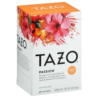 Tazo Herbal Tea Passion Caffeine-Free Bags 6/20 BAG [UNFI #140814] [ebt]