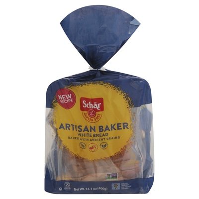 Schar White Bread Artisan Baker 8/14.1 OZ [UNFI #2709996] [ebt]