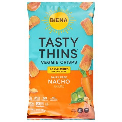 Biena Veggie Crisps Nacho Flavored 12/4 OZ [UNFI #3031721] [ebt]