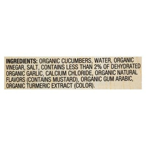 Woodstock Pickles Organic Kosher Dill Whole 6/24 OZ [UNFI #242669] [ebt]