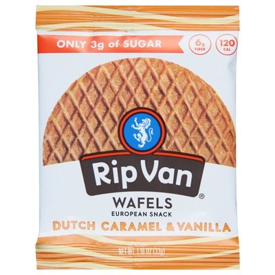 Rip Van Wafels Wafels Dutch Caramel & Vanilla 12/1.16 OZ [UNFI #2588473] [ebt]
