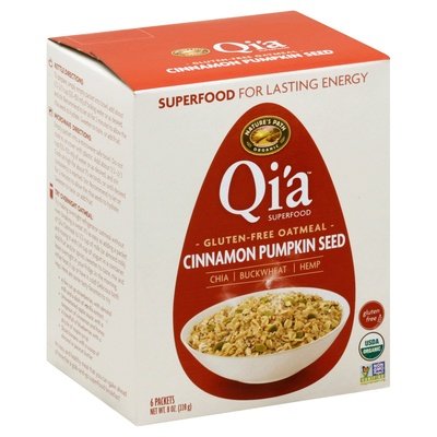 Natures Path Oatmeal Gluten-Free Cinnamon Pumpkin Seed 6/8 OZ [UNFI #1612274] [ebt]