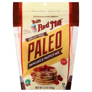 Bobs Red Mill Pancake & Waffle Mix Grain Free Paleo 4/13 OZ [UNFI #2110229] [ebt]