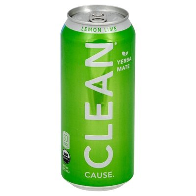 Clean Cause Yerba Mate Organic Lemon Lime 12/16 OZ [UNFI #2406882] [ebt]