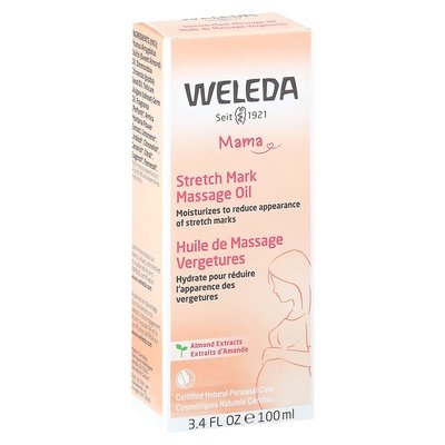 Weleda Stretch Mark Massage Oil W/Pump 1/3.4 OZ [UNFI #777615] T