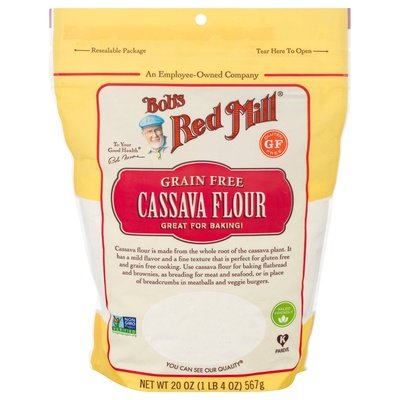 Bobs Red Mill Flour Cassava Grain Free 4/20 OZ [UNFI #2343002] [ebt]