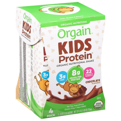 Orgain Nutritional Shake Organic Chocolate Flavored 4 Pack Og2 4/4/8.25oz [UNFI #2827889 ] [ebt]
