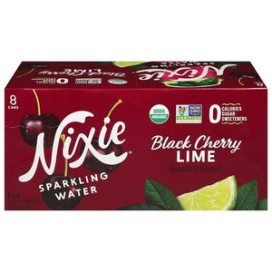 Nixie Sparkling Water Sparkling Water Black Cherry Lime 3/8/12 OZ [UNFI #2910727] [ebt] T