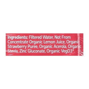 Uncle Matts Organic Lemonade Strawberry 4/8/6.75Z [UNFI #2854479] [ebt]