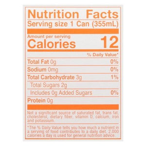 Spindrift Sparkling Water & Real Squeezed Fruit Blood Orange Tangerine Unsweetened 3/8/12 OZ [UNFI #2913572] [ebt] T