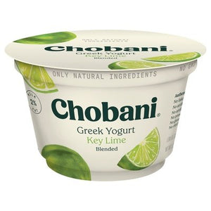 Chobani Yogurt Greek Low-Fat Key Lime Blended 12/5.3 OZ [UNFI #1512391] [ebt]